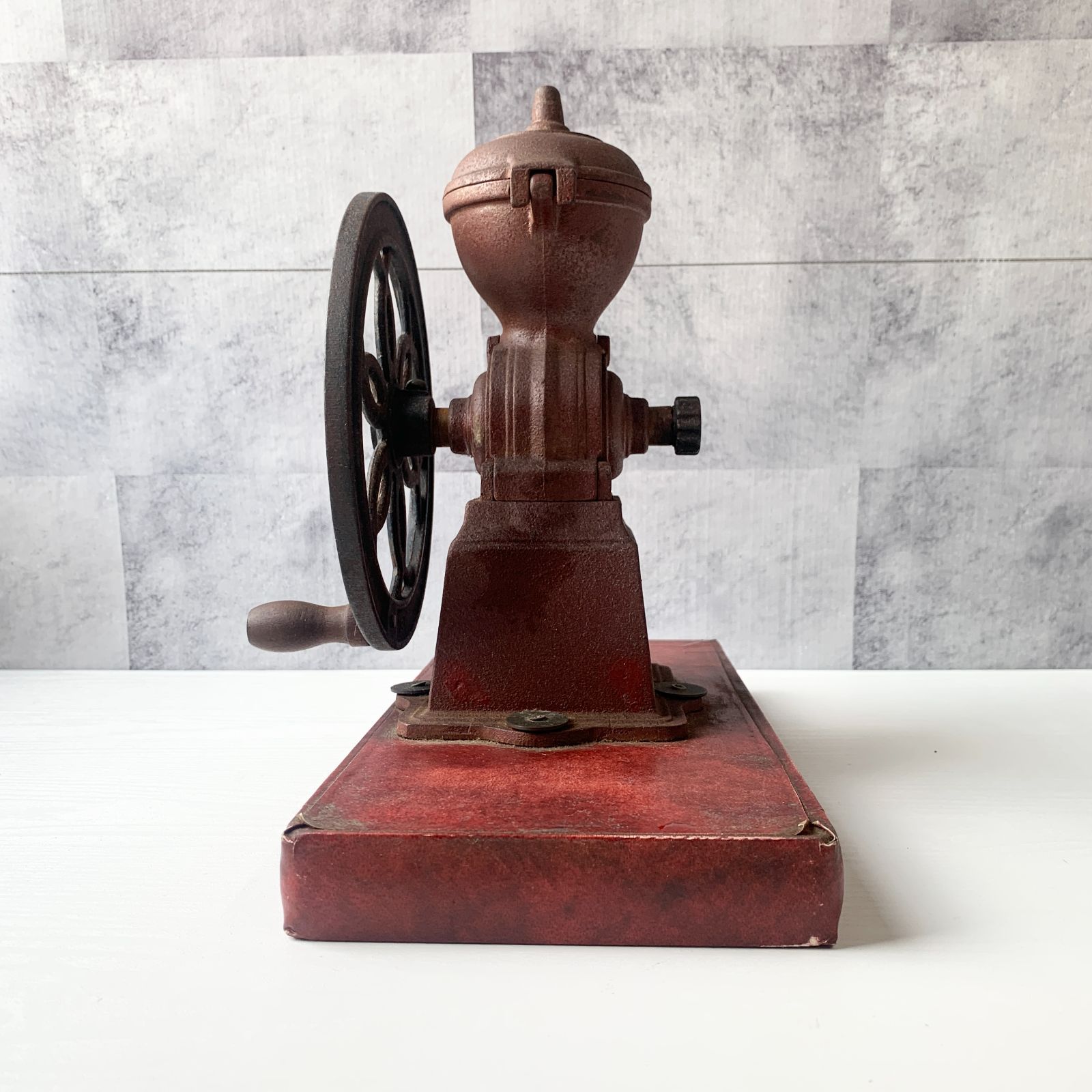 3-△現状品 カリタ 手動式 コーヒーミル レッド 赤 RED kalita