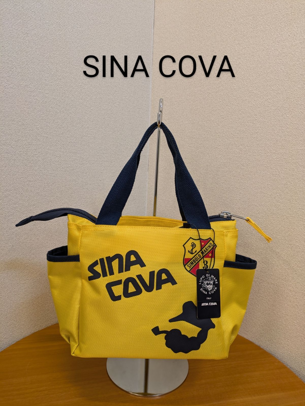 SINA COVA(シナコバ）トートバッグ 小 イエロー 新品、未使用 - メルカリ