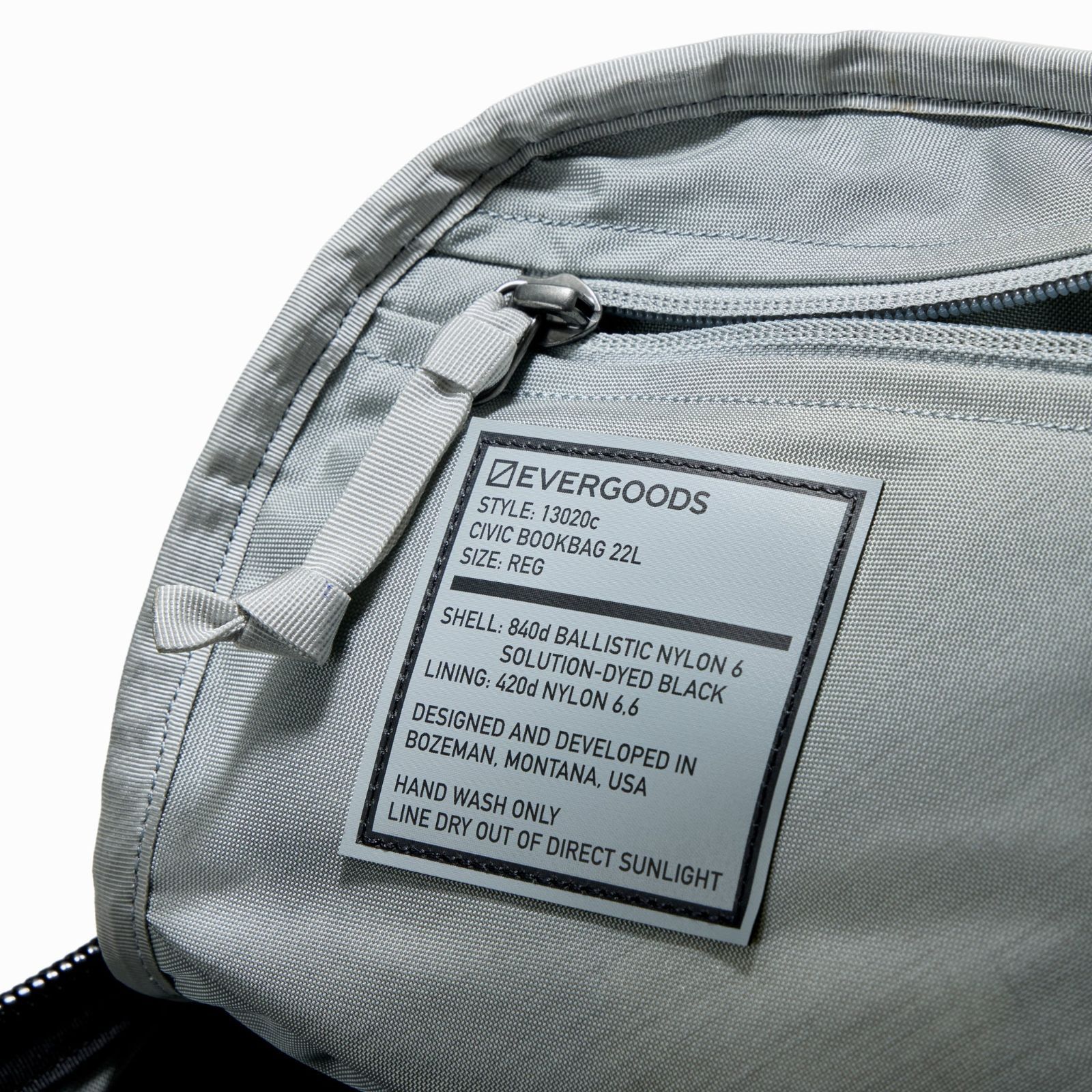 新品】EVERGOODS Civic Bookbag 22L Solution Black / エバーグッズ 