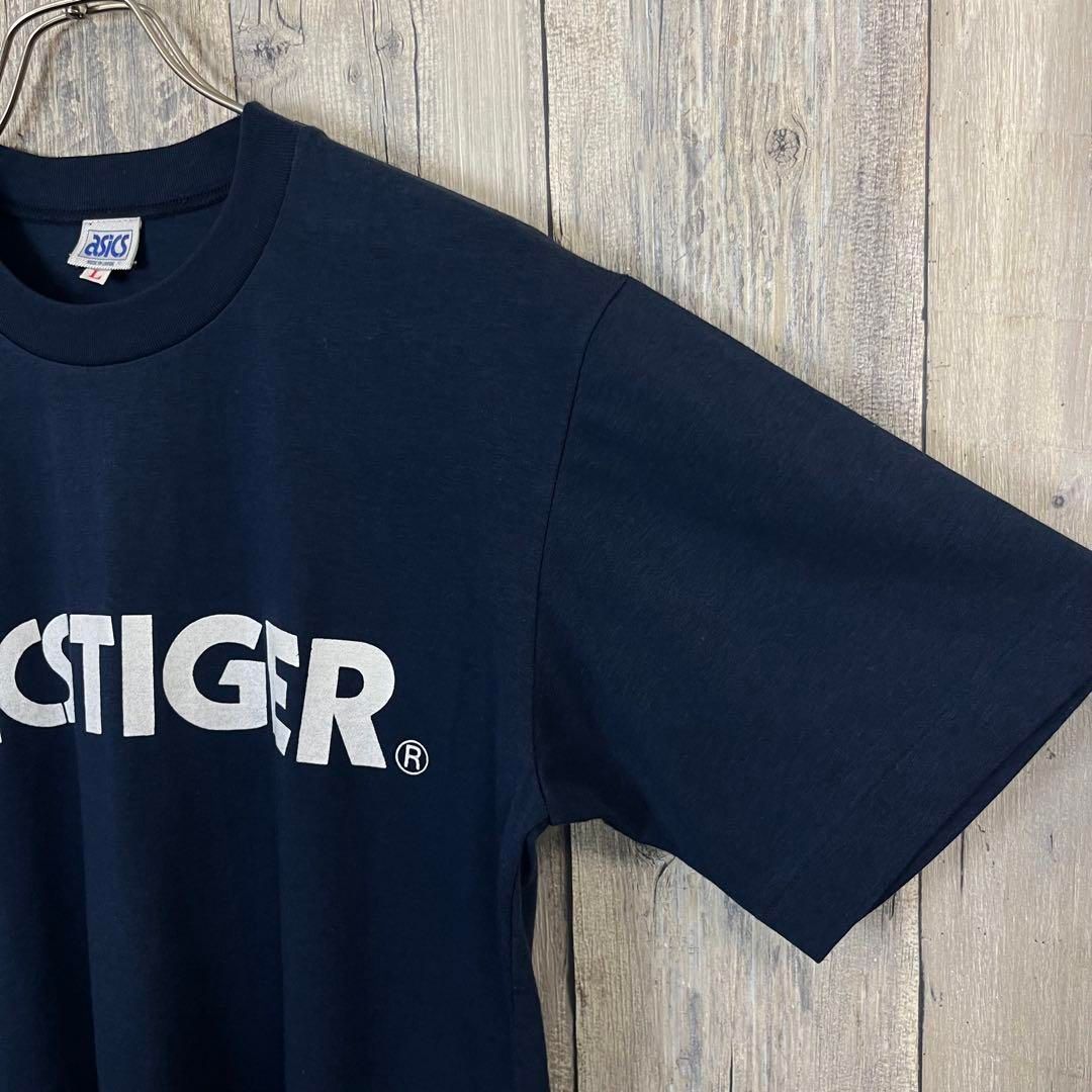 OLD asics TIGER 80s アシックス タイガー シングルステッチ 半袖 T