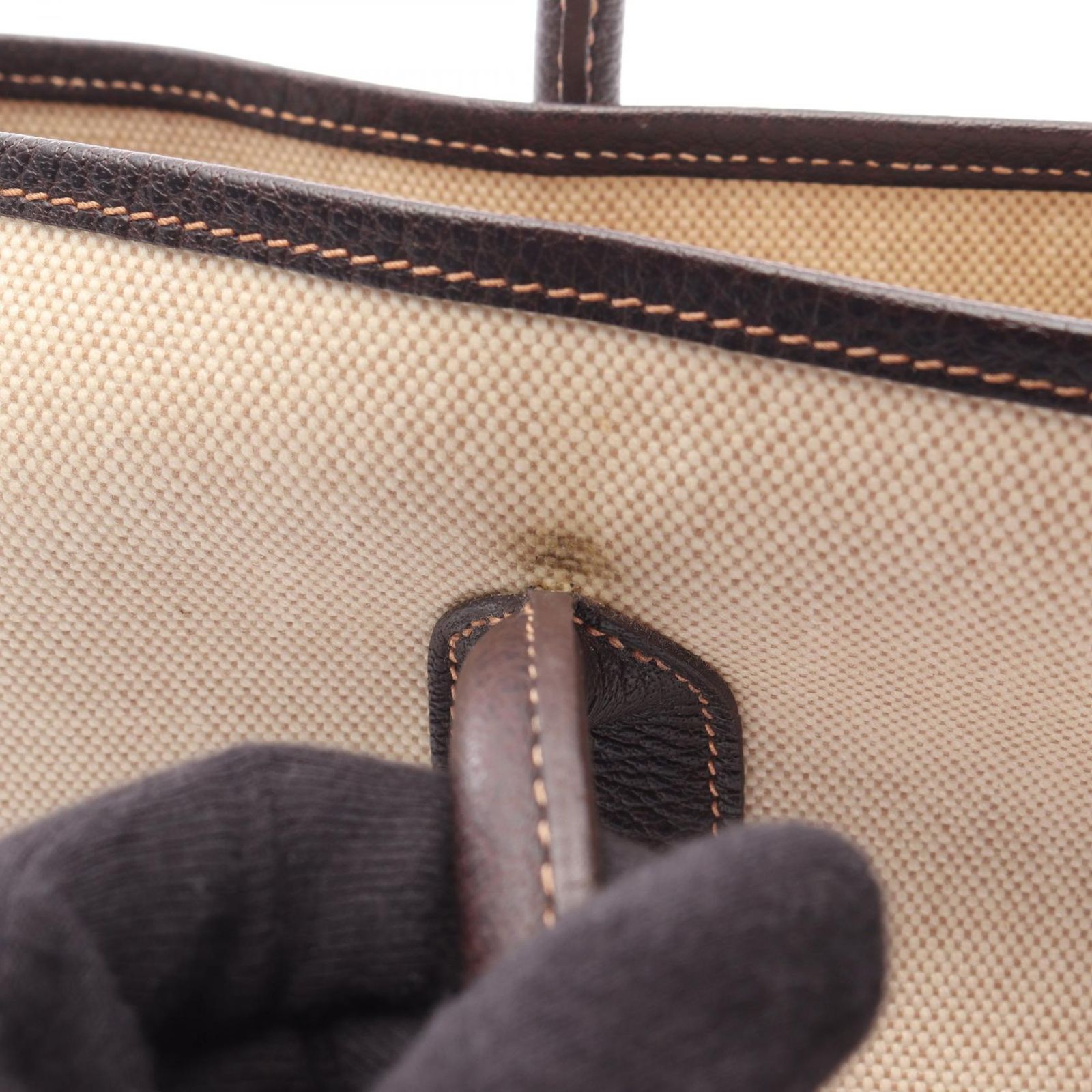 HERMES エルメス ガーデンパーティー PM マロン HERMES エルメス ガーデンパーティPM マロン/ナチュラル/SV 刻印