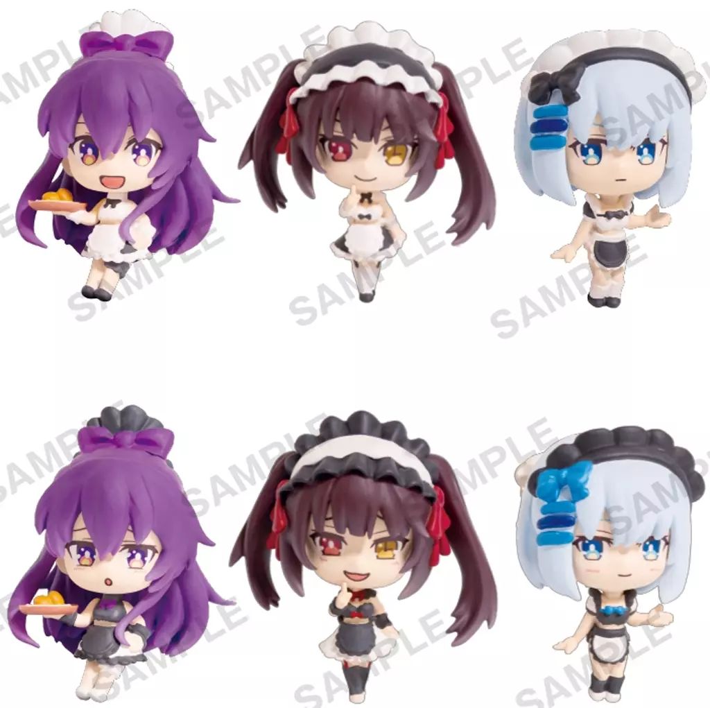 中古】トレーディングフィギュア 全6種セット 「しろくろカプセル 