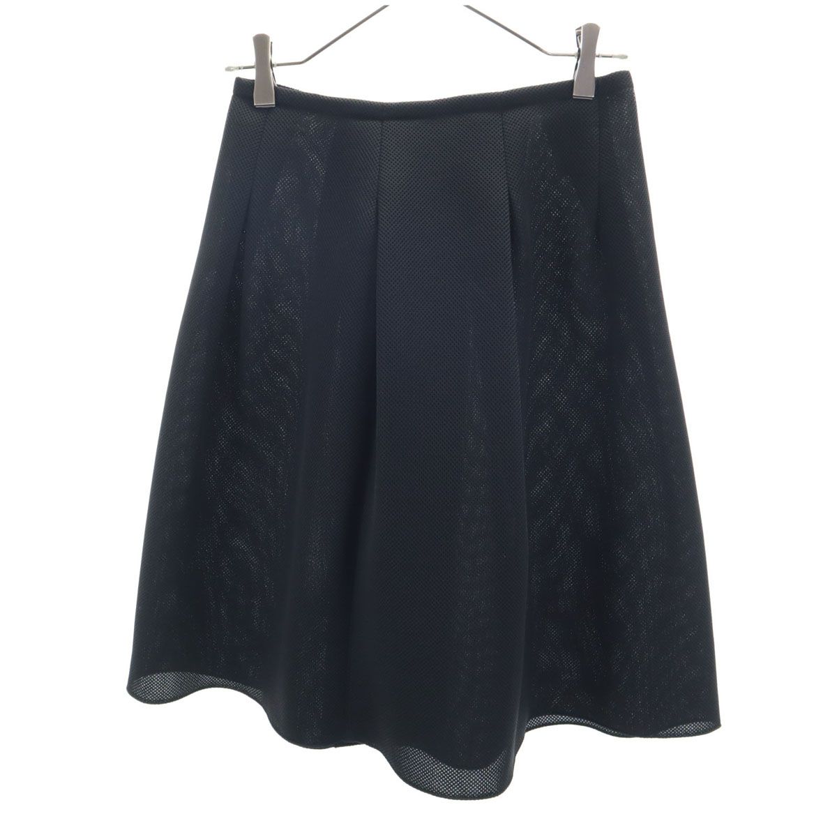 JIL SANDER NAVY ジルサンダーネイビー イタリア製 ミディ丈 メッシュ 