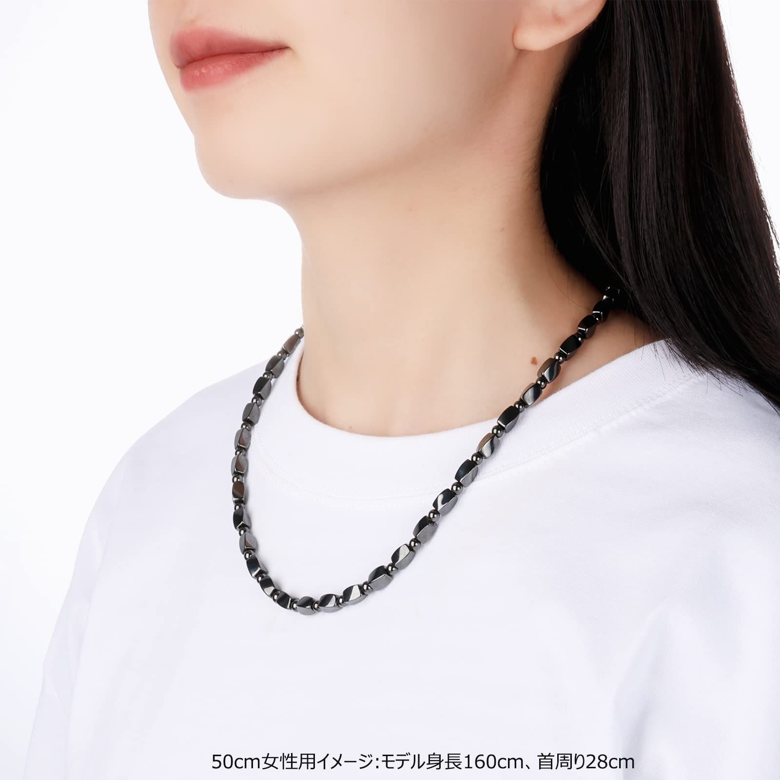 ブラックシリカ ネックレス ソレールSV [45cm] 厚生労働省認可