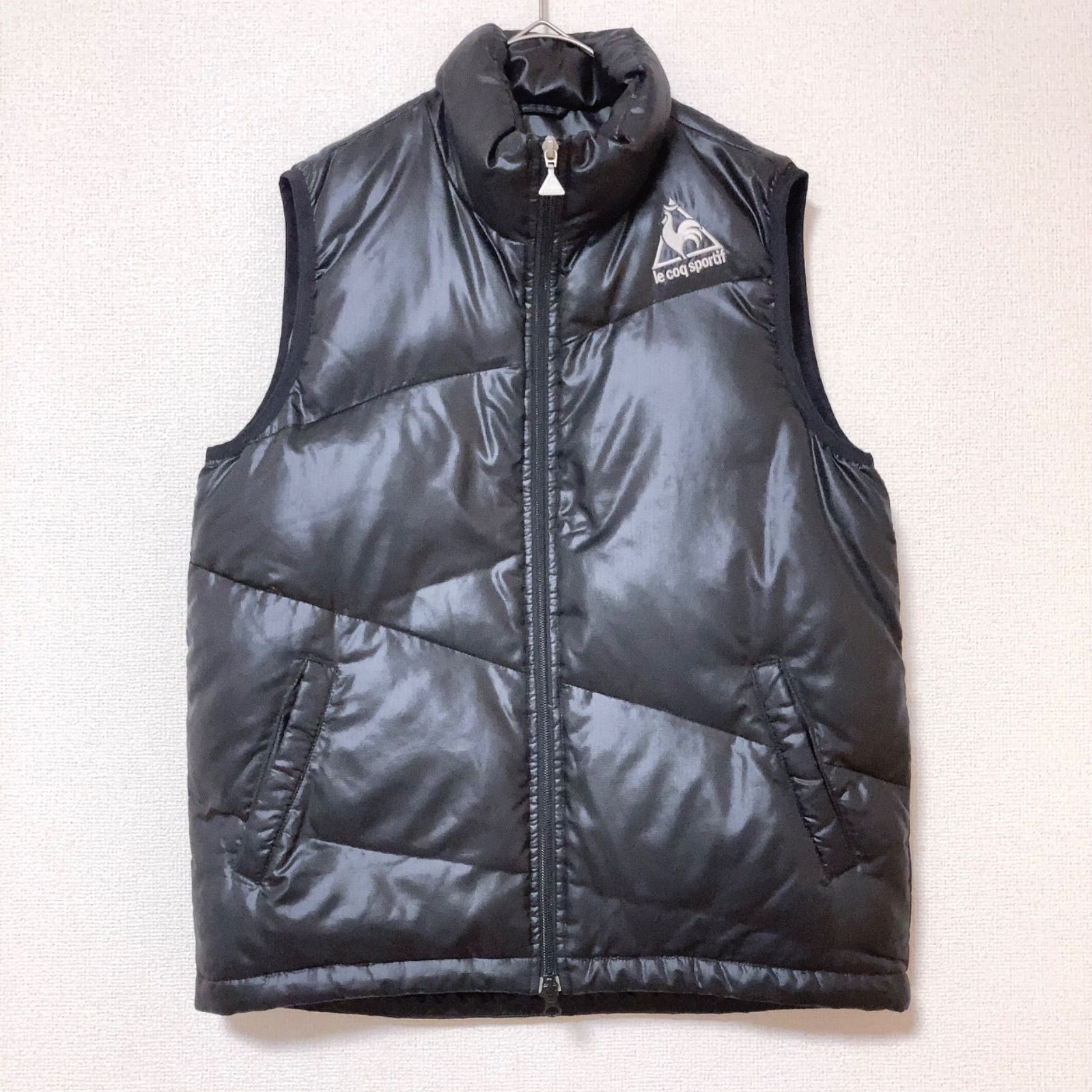 z1065 【美品】ルコックスポルティフ le coq sportif ダウンベスト 黒