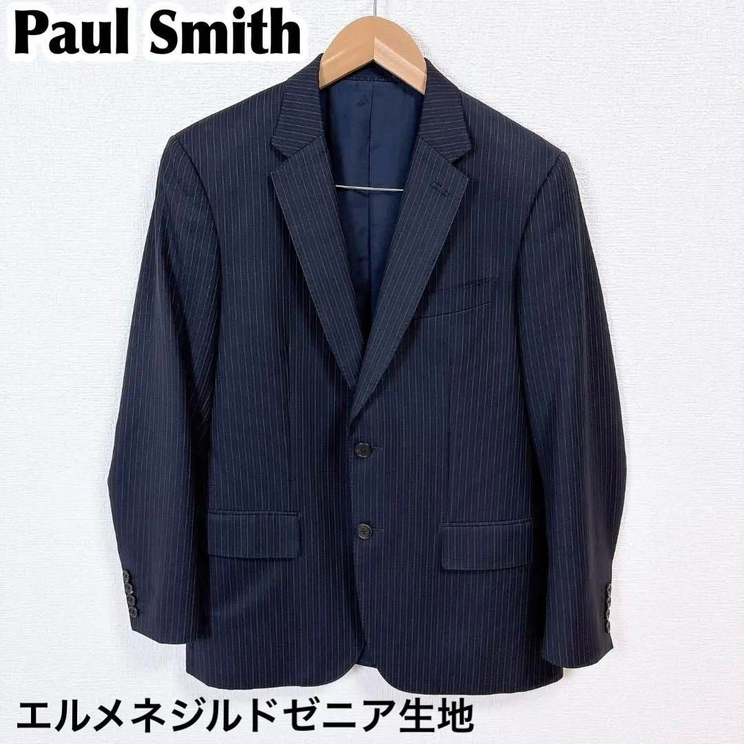 ポールスミス ロンドン ゼニア生地 テーラードジャケット M ネイビー