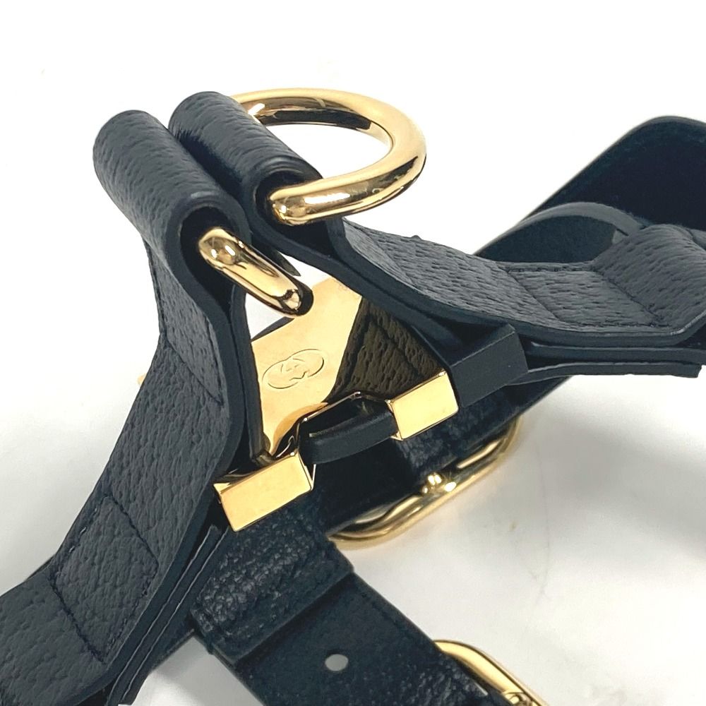 未使用 グッチ GUCCI 695253 ペットハーネス L レザー blumin_12480660