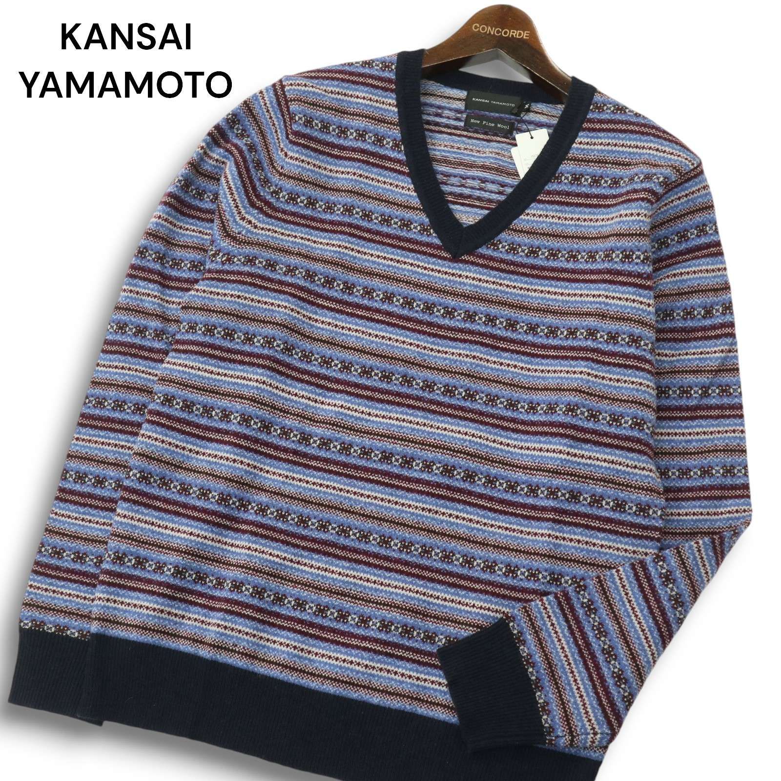 新品 未使用】 KANSAI YAMAMOTO カンサイヤマモト 山本寛斎 ウール 