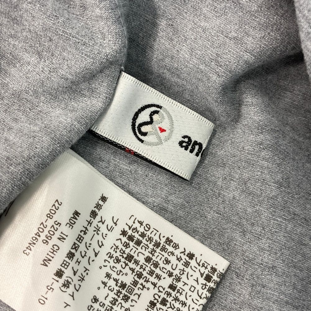 サイズ：M AND PER SE アンパスィ  ハイネック 半袖Tシャツ  グレー系 [240101501707] ゴルフウェア レディース ストスト サイズ：M AND PER SE アンパスィ ハイネック 半袖Tシャツ