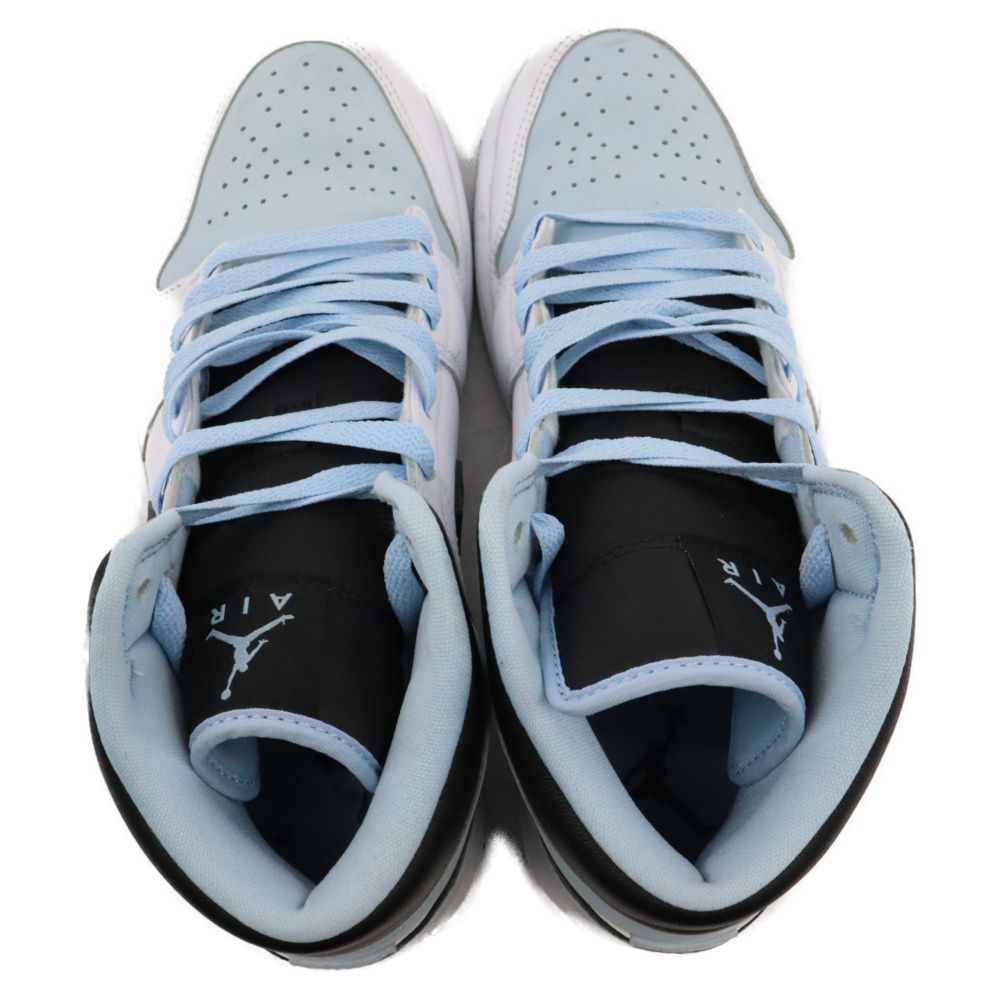 NIKE (ナイキ) AIR JORDAN 1 MID Ice Blue Nubuck DV1308-104 エア