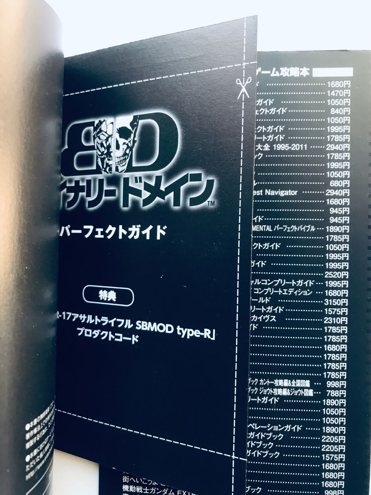 バイナリードメイン BD パーフェクトガイド 攻略本 ブック