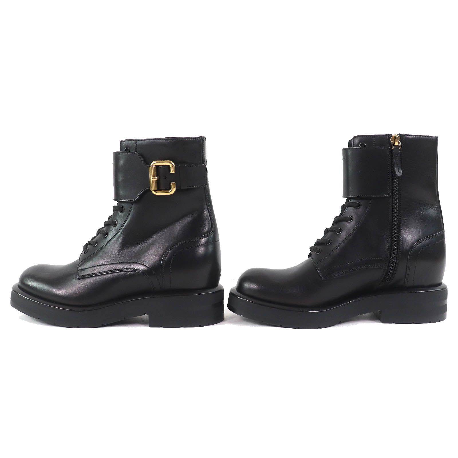 極美品△Chloe クロエ CODDINGTON ロゴ型押し サイドジップ