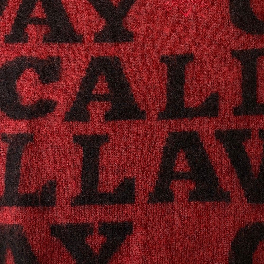 サイズ：L CALLAWAY キャロウェイ モヘヤ混 長袖ニットセーター