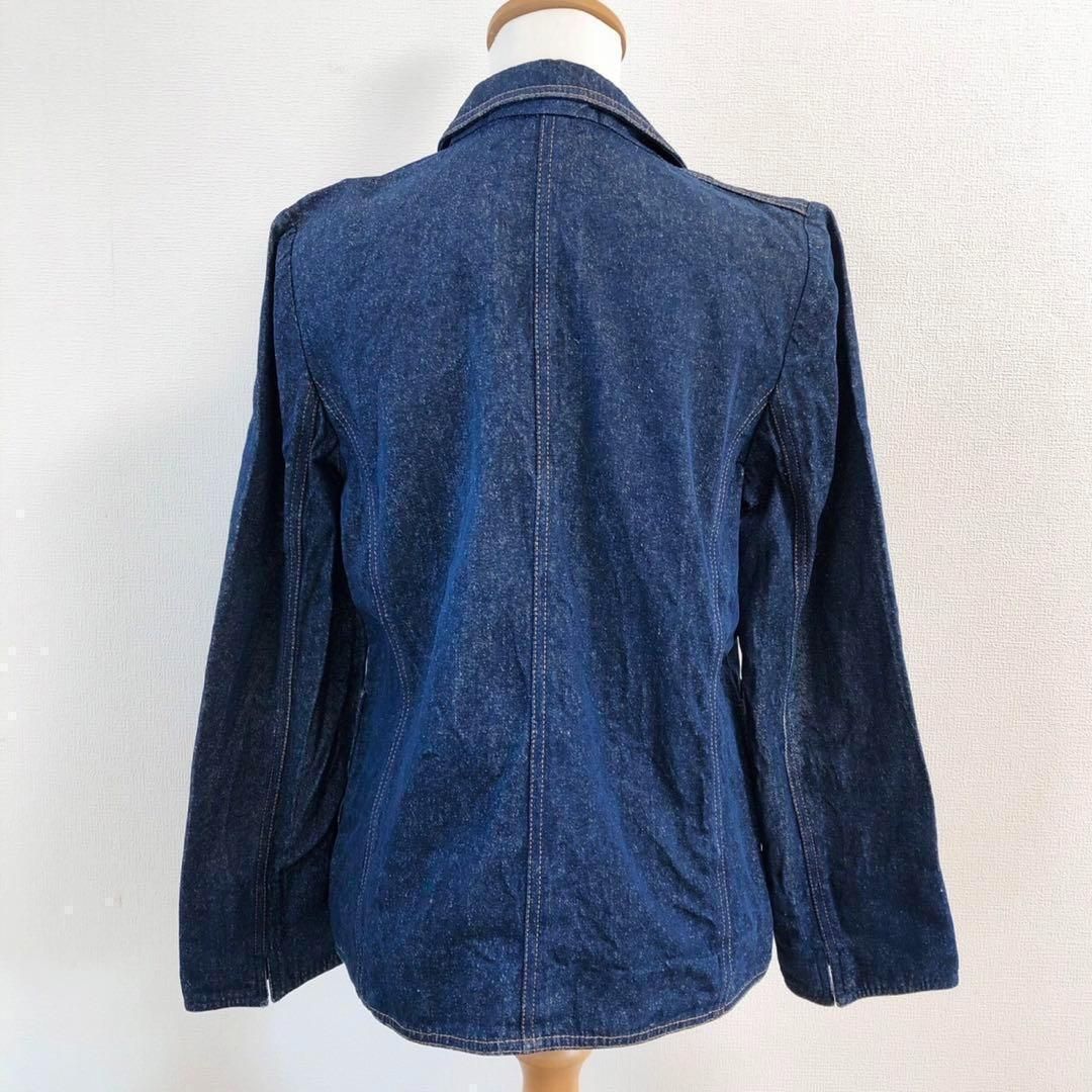 美品】LEONARDレオナール日本製エンブロイダリー刺繍デニムジャケットL
