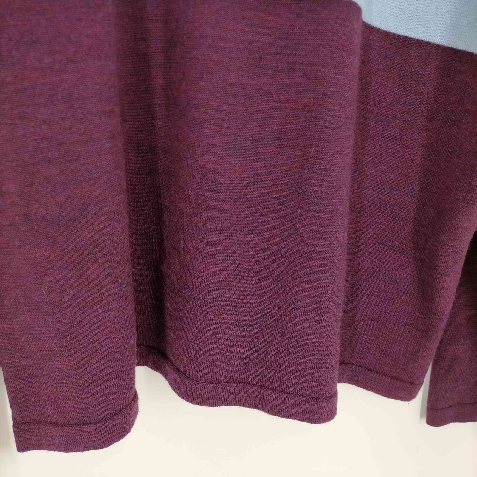 ノブユキマツイ Nobuyuki Matsui カシミヤ混 One Side High Neck