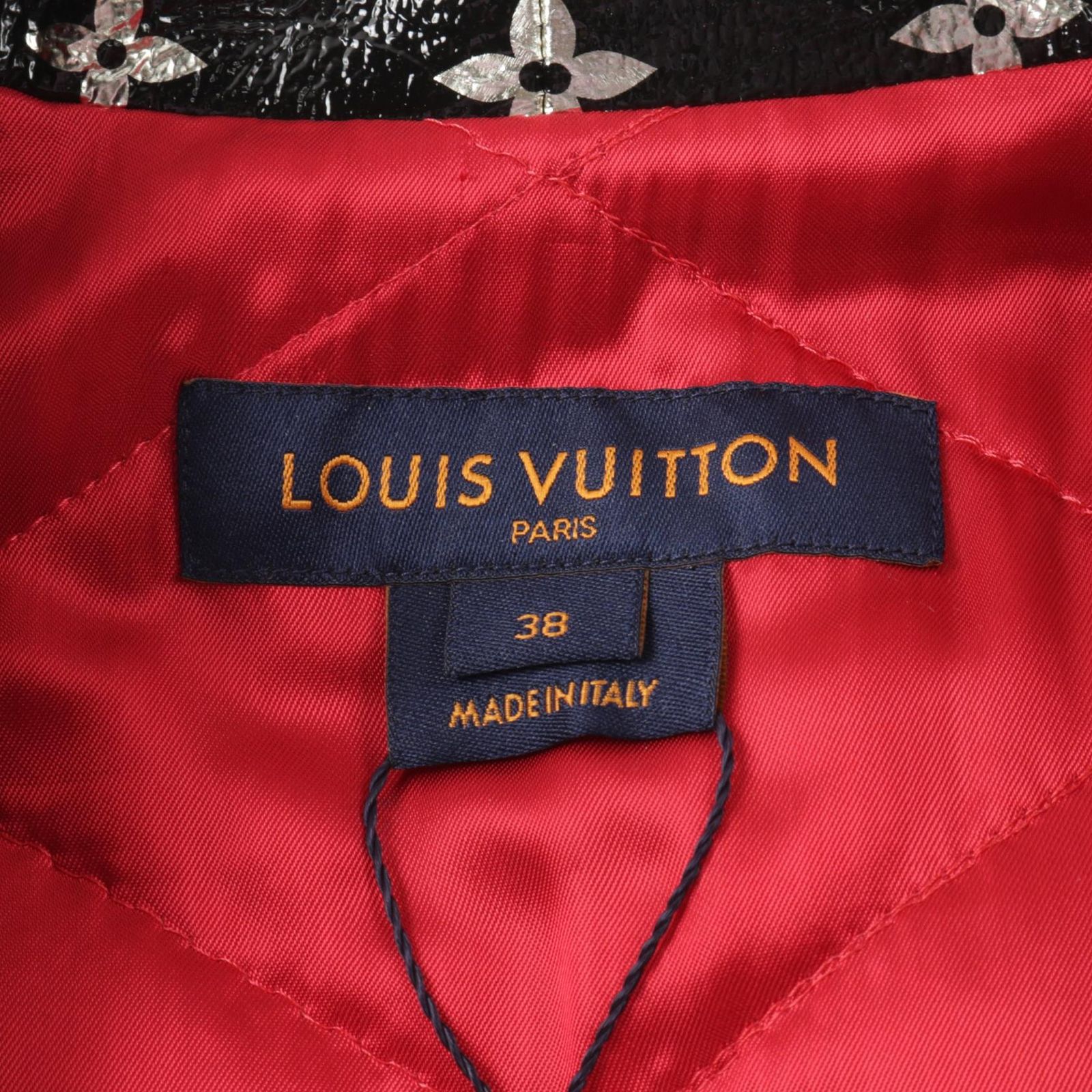 ルイ・ヴィトン LOUIS VUITTON ライダースジャケット モノグラム  