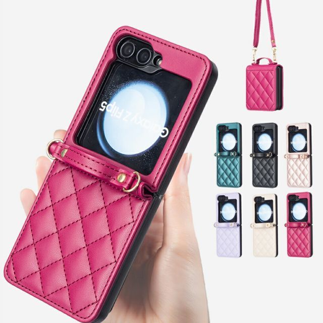 CA5163] Galaxy Z Flip 5 ケース ギャラクシー 折りたたみスマホケース 