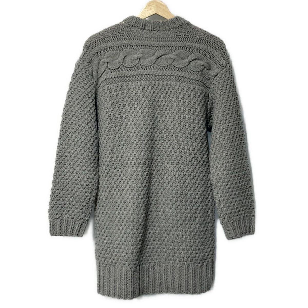 MICHAEL KORS マイケルコース コート サイズ4 S レディース - グレー 長袖 ニット ジップアップ 春 秋
