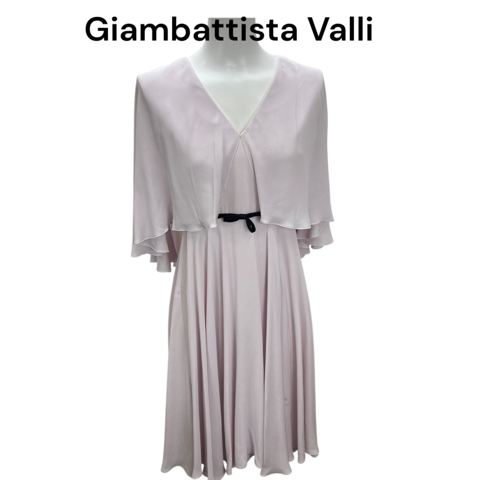 ジャンバティスタヴァリGiambattista Valli size 40 XS 薄紫 ライラック レディース ベルト付 ワンピース