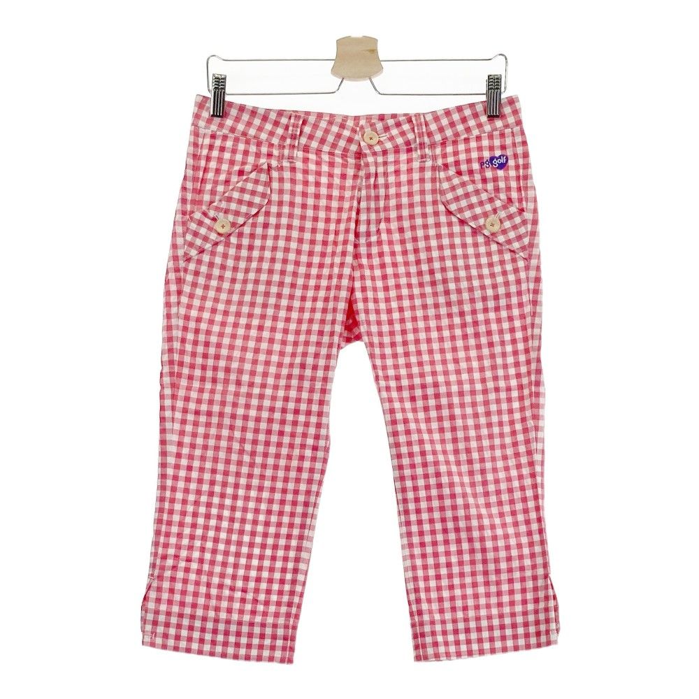 パーリーゲイツ☆新品タグ付☆レディース１　ストレッチパンツ　春秋ピンク PEARLY GATES パーリーゲイツ ストレッチパンツ ピンク系 1