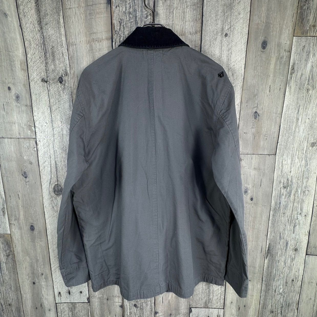 VOLCOM ボルコム 襟 コーデュロイ ワーク カバーオール ジャケット メンズ M サイズ