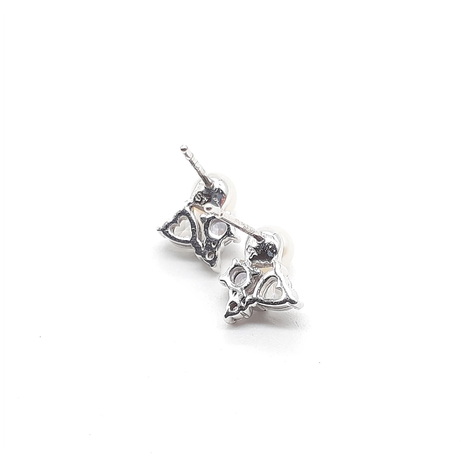 Samantha Tiara サマンサティアラ ピアス K18WG ダイヤ パール 