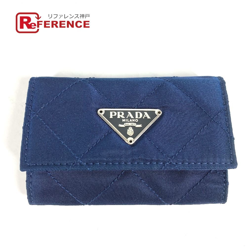 PRADA プラダ キーケース トライアングルロゴ 三角ロゴ プレート