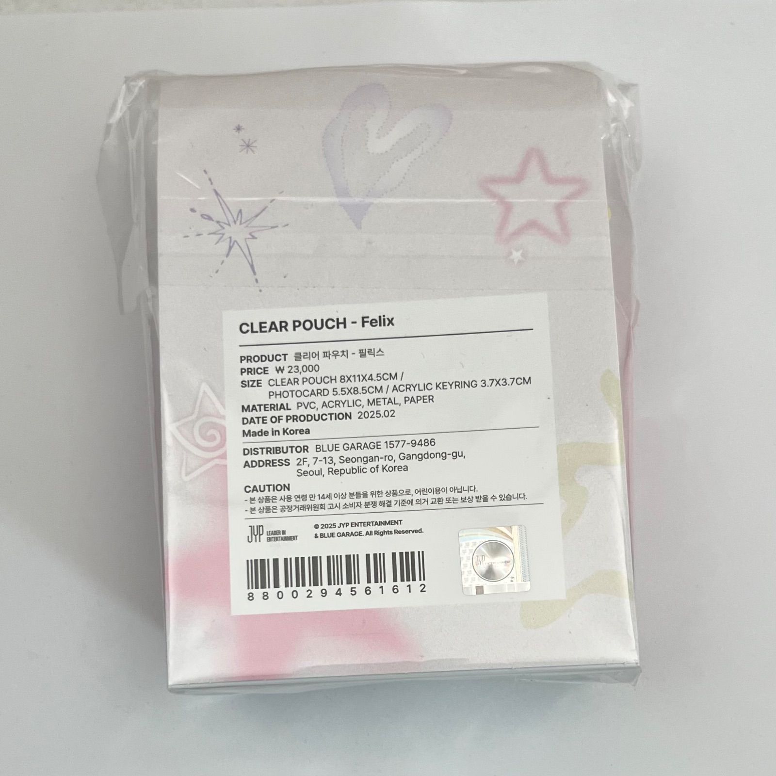 SKZOO CLEAR POUCH クリアポーチ ポガリ フィリックス Stray Kids - Clear Pouch [5th Fanmeeting 'SKZ 5'CLOCK