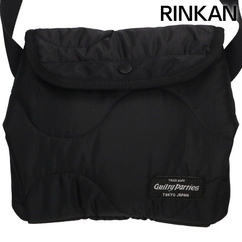 ワコマリア ×スピークイージー  22AW  22FW-WMA-BG03 SHOULDER POUCH キルティングナイロンショルダーバッグ メンズ