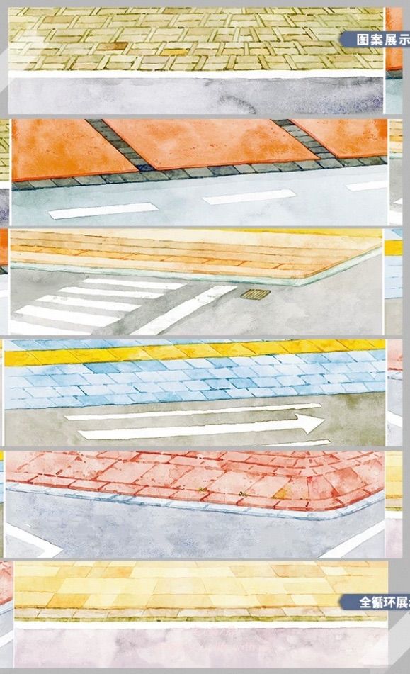 PET 5cm×5m 框 海外マスキングテープ 8570】海外 マステ 5m巻売り PET