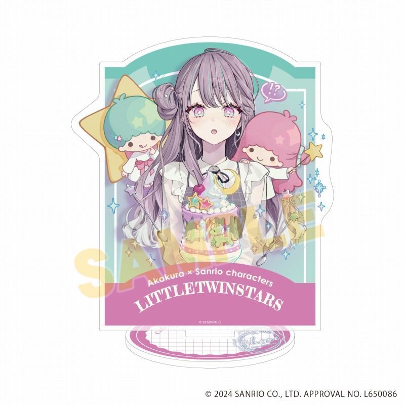 アクリルスタンド「赤倉×サンリオキャラクターズ」29/リトルツインスターズ（コラボイラスト）