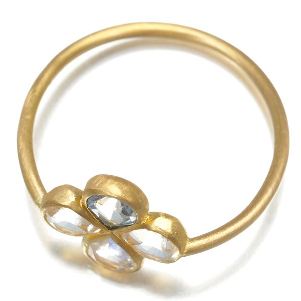 マリーエレーヌドゥタイヤック リング ムーンストーン 艶消し 10.5号  