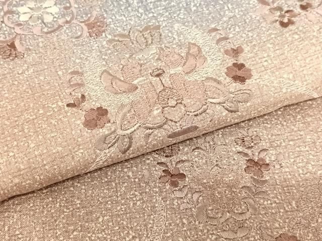 平和屋着物○本場染大島紬 訪問着 鳥獣洋花文 暈し染め