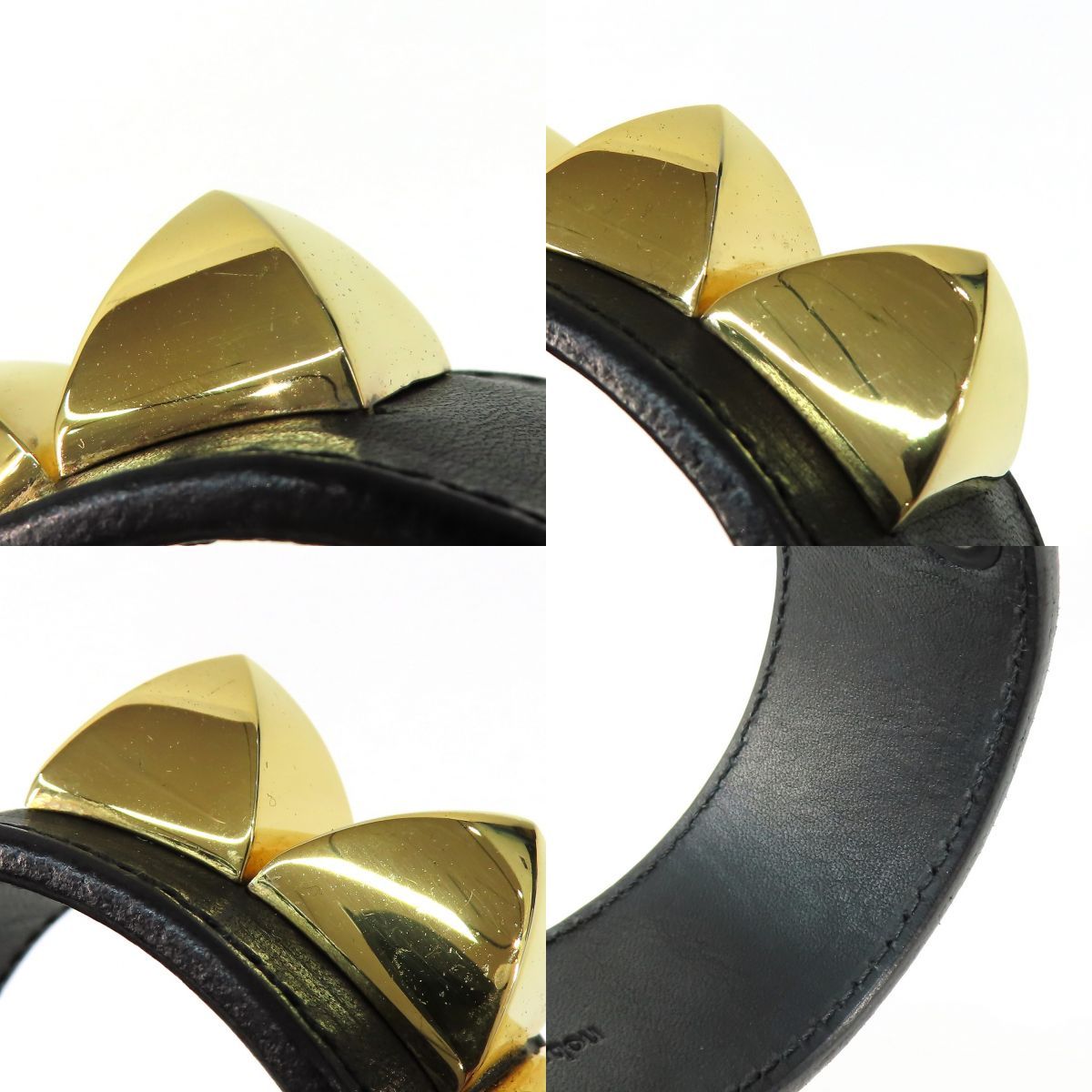NOBU IKEGUCHI ノブ イケグチ leather studs bracelet スタッズ