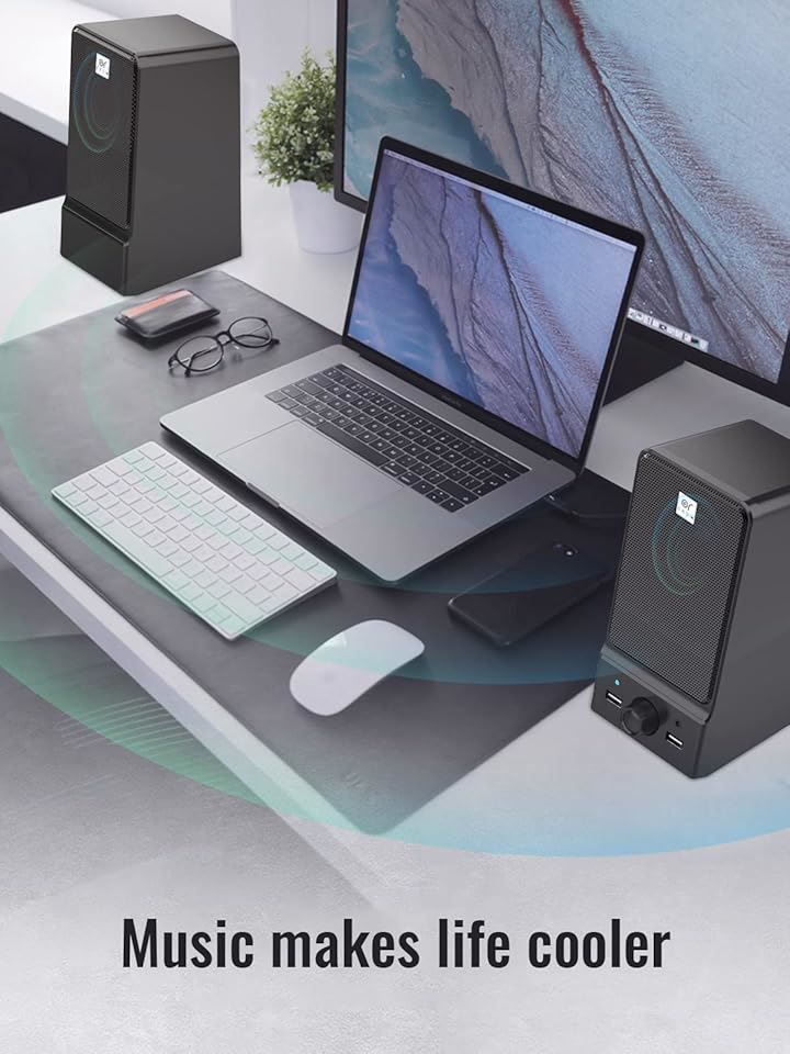 USBスピーカー 16W出力 パソコン/モニター用(S203) PCスピーカー Amazon.co.jp: OROW PCスピーカー 16W出力 USBスピーカー ラップ