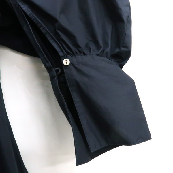 Curensology ドロストスリーブワンピース ロング丈 コットン