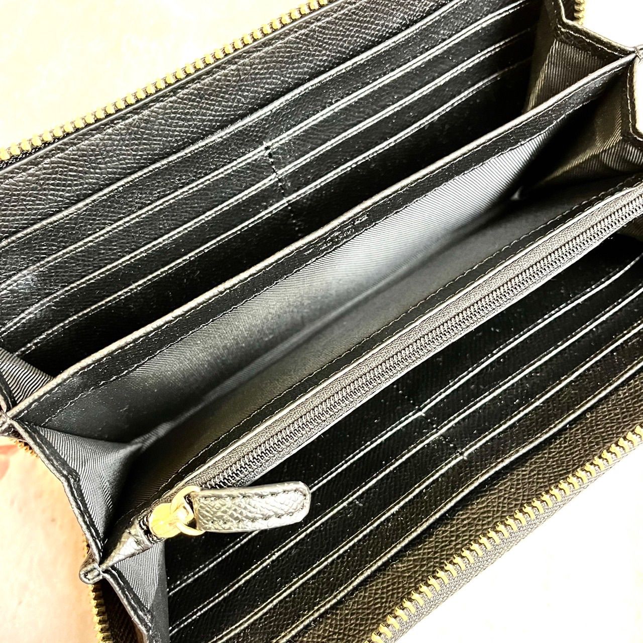 ✨良品✨COACH コーチ 長財布 ロングウォレット ラウンドファスナー 