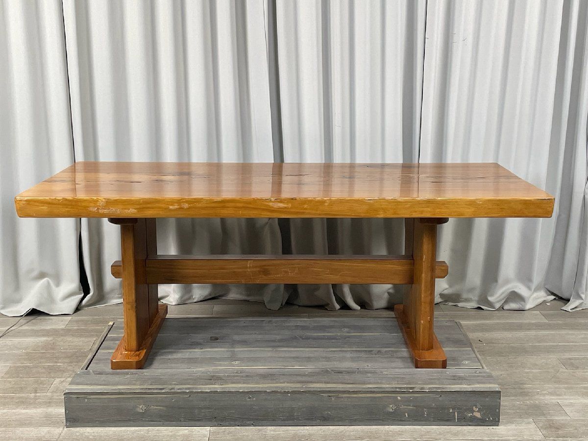 GT60 天然木 一枚板 総無垢 ダイニングテーブル4人掛け /神奈川県秦野