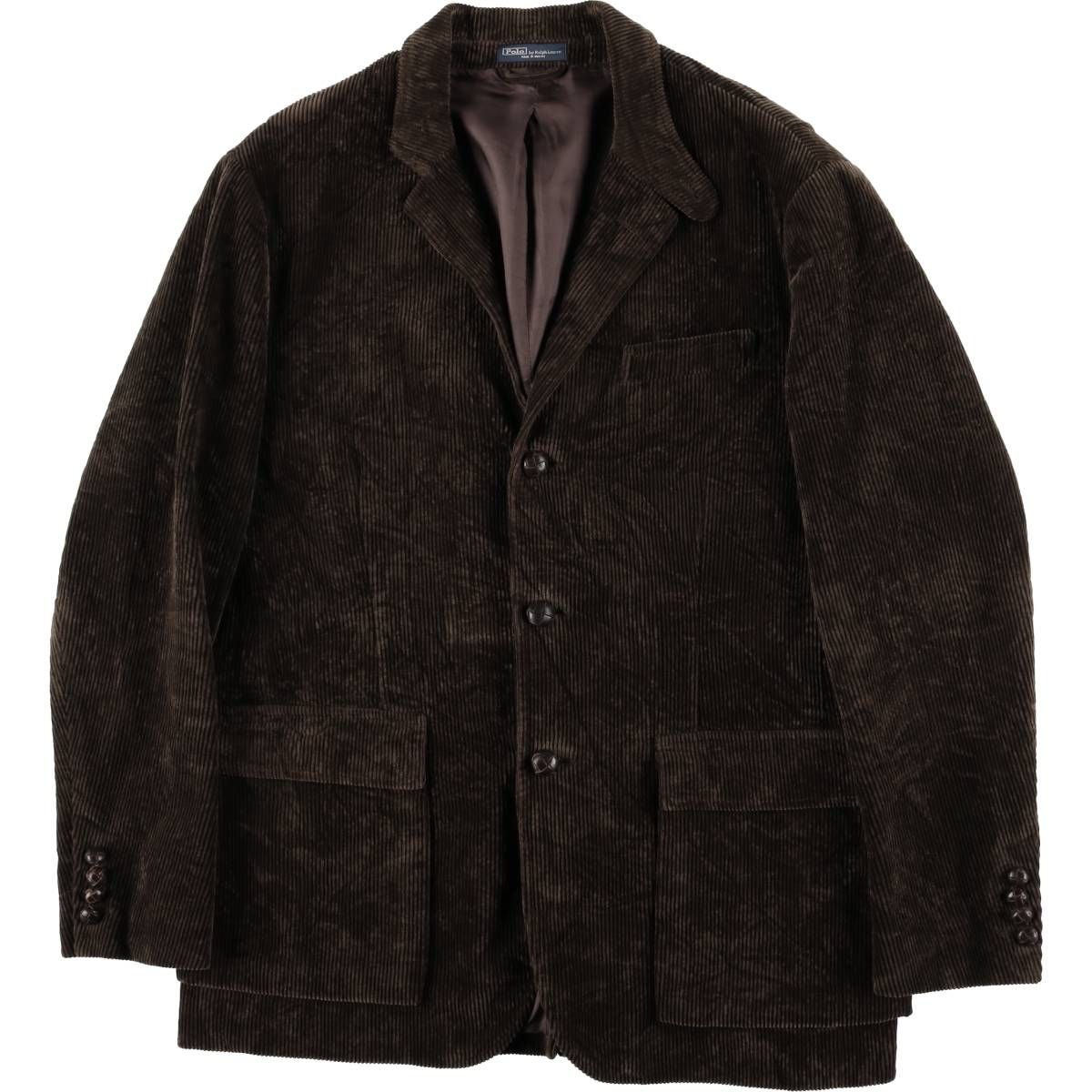Lサイズ ポロ ラルフローレン コーデュロイ テーラードジャケット 黒 ポロ ラルフローレン コーデュロイ テーラードジャケット 黒