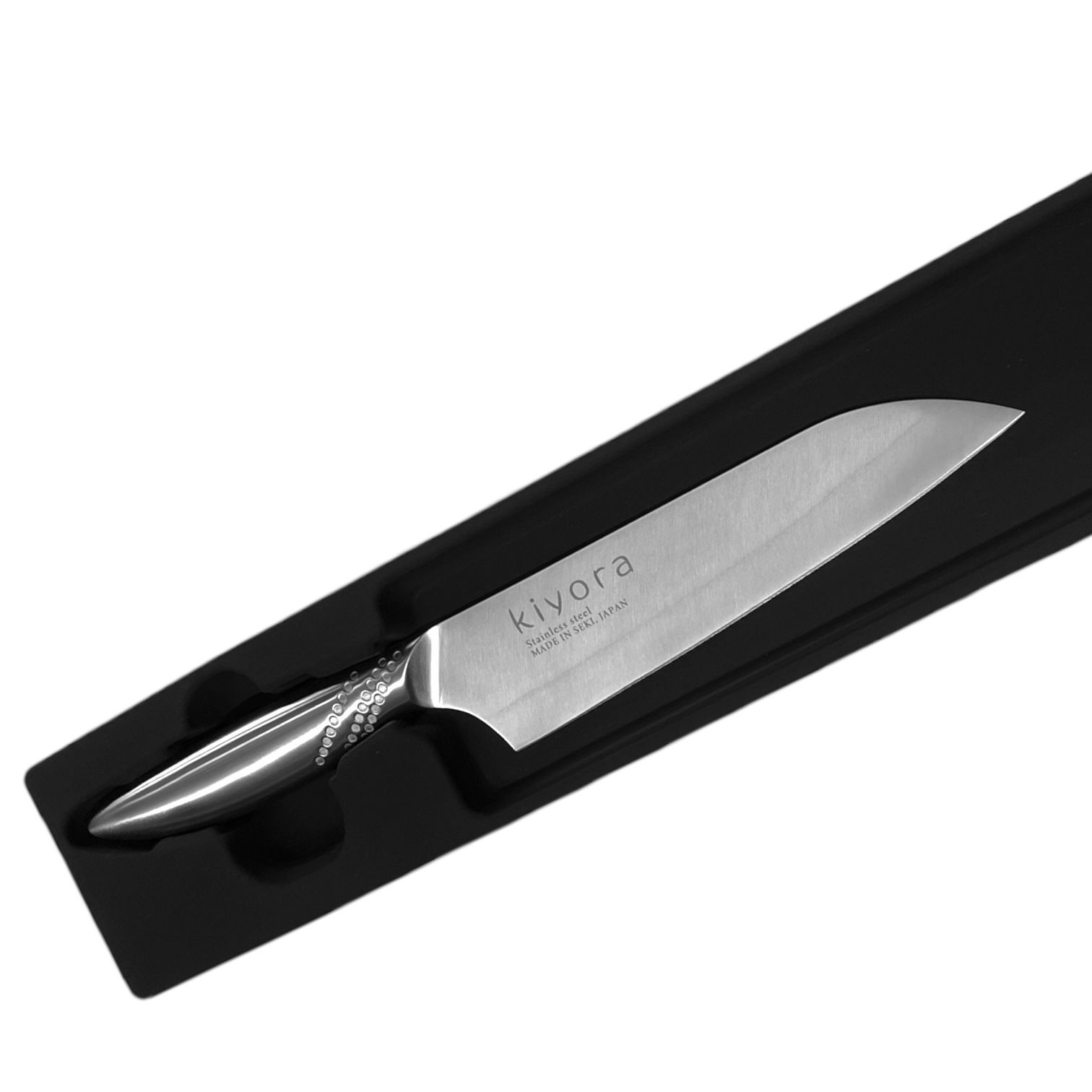 未使用品】三徳包丁 kiyora キヨラ 日本製 関製 刀身 モリブデン