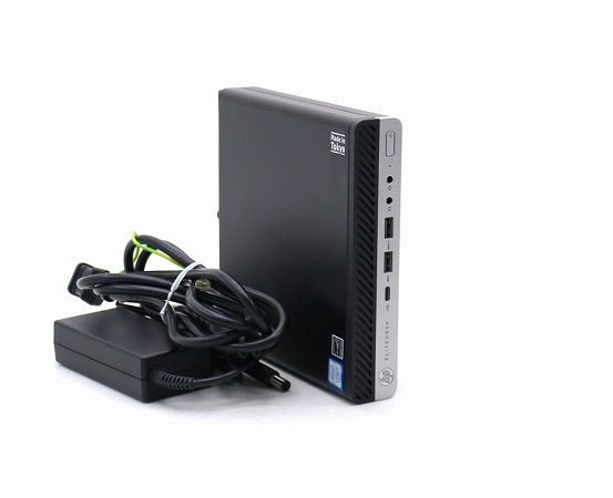 hp EliteDesk 800 G4 DM 35W Core i3-8100T 3.1GHz 8GB 256GB(新品NVMe SSD)+500GB(HDD) Windows11 Pro 中古