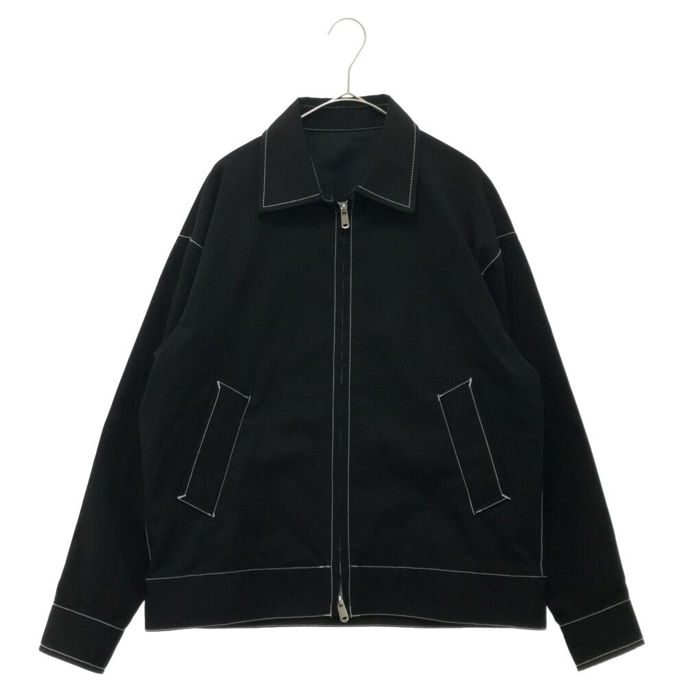 STUDIOUS ステュディオスTRサージステッチブルゾン ジャケット ブラック STUDIOUS (ステュディオス) 19AW TRサージステッチブルゾン ジャケット