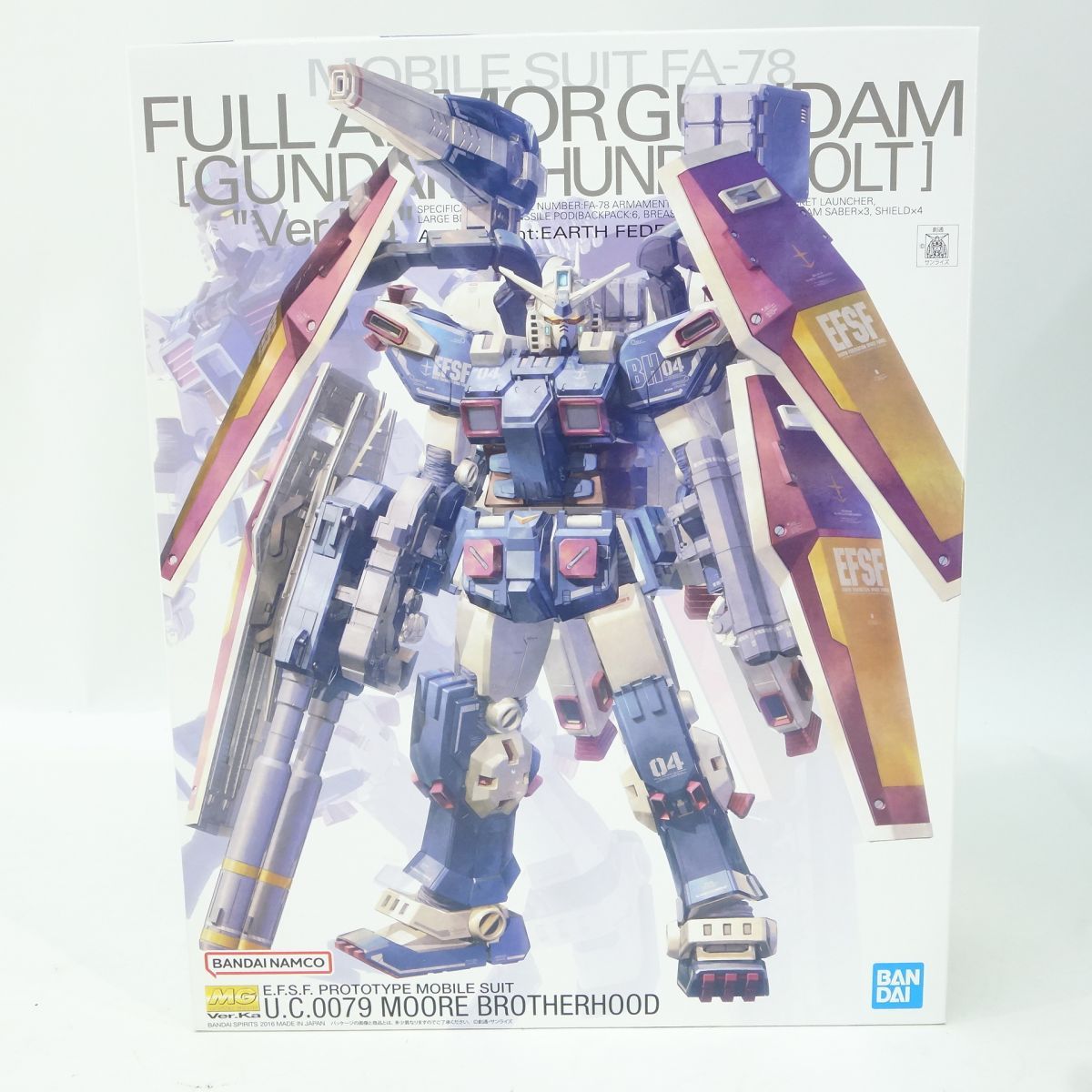 未組立 MG FA-78-1 フルアーマーガンダム バンダイ MG 1/100 FA-78-1 フルアーマーガンダム – Gundamaker