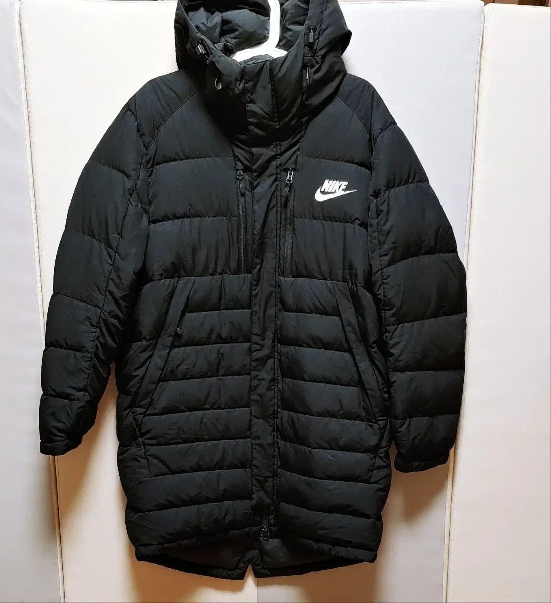 XL Nike(ナイキ） ダックダウン ハーフ ダウンジャケット 黒 1268
