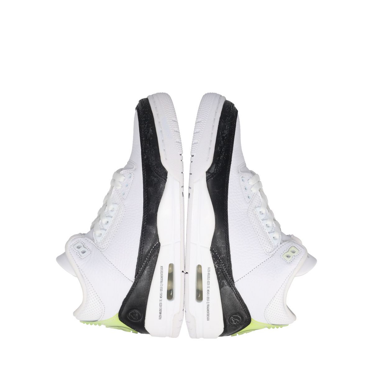 NIKE AIR JORDAN 3 RETRO SP WHITE/BLACK/WHITE -FRAGMENT DESIGN- US8 