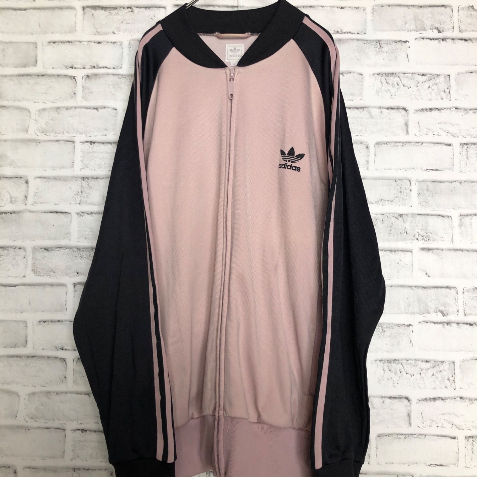 希少XLピンク黒⭐️ビームス別注 adidas トラックジャケット/ジャージ 