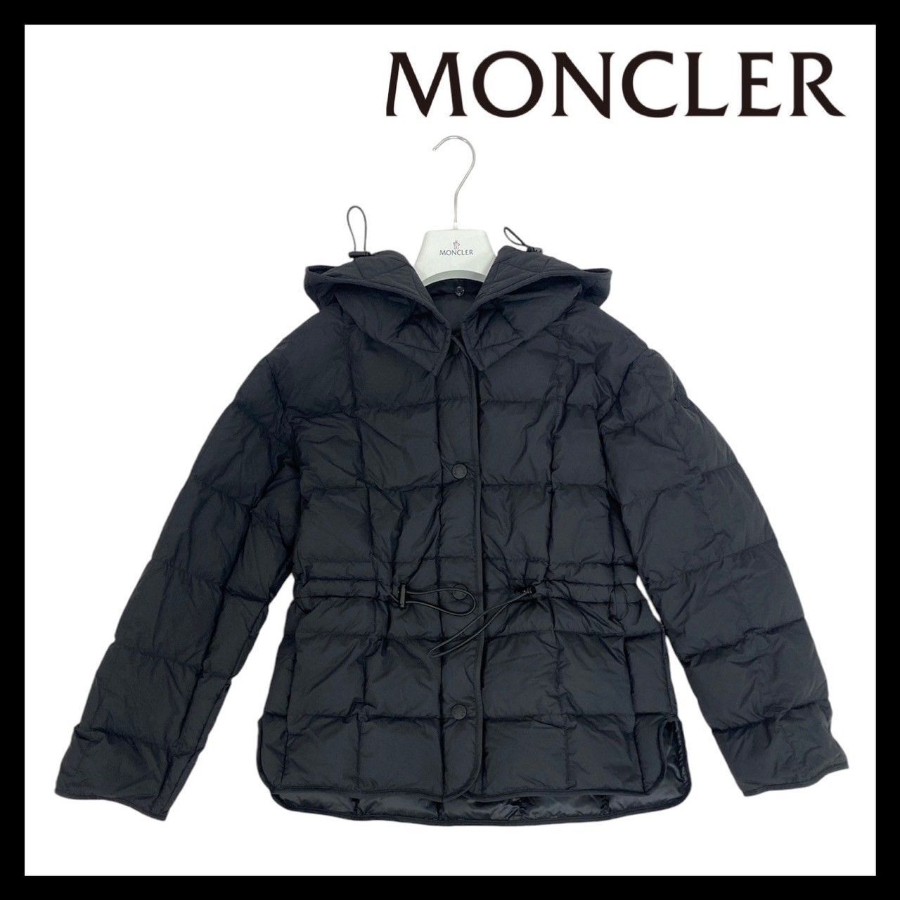 Y【MONCLER】ESTELAT ショートダウン ジャケット サイズ0 ブラック/黒 モンクレール (49490A1) - メルカリ