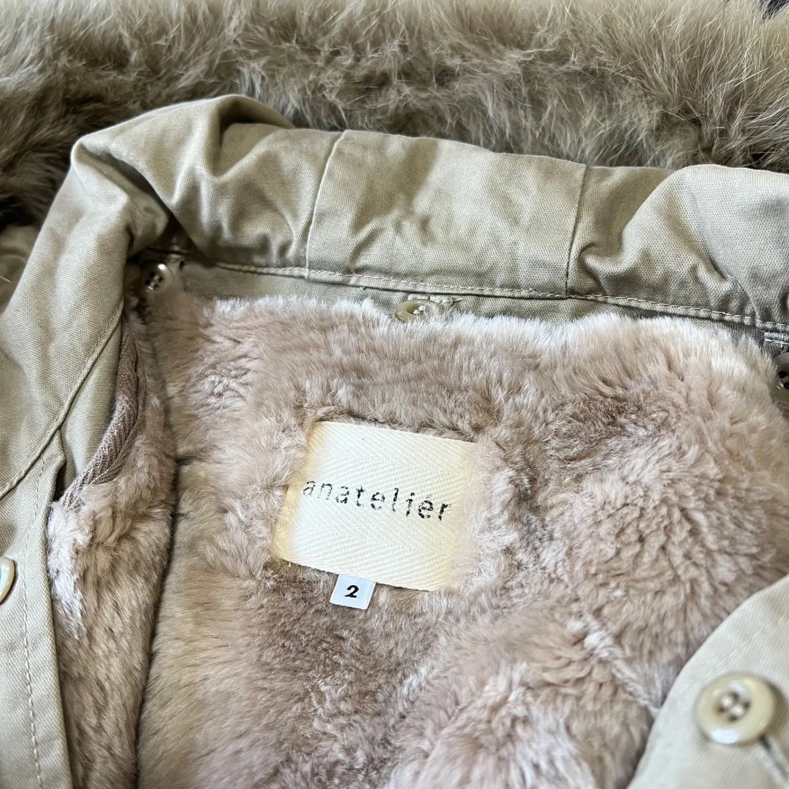 Z189 anatelier アナトリエ モッズコート ミリタリーコート
