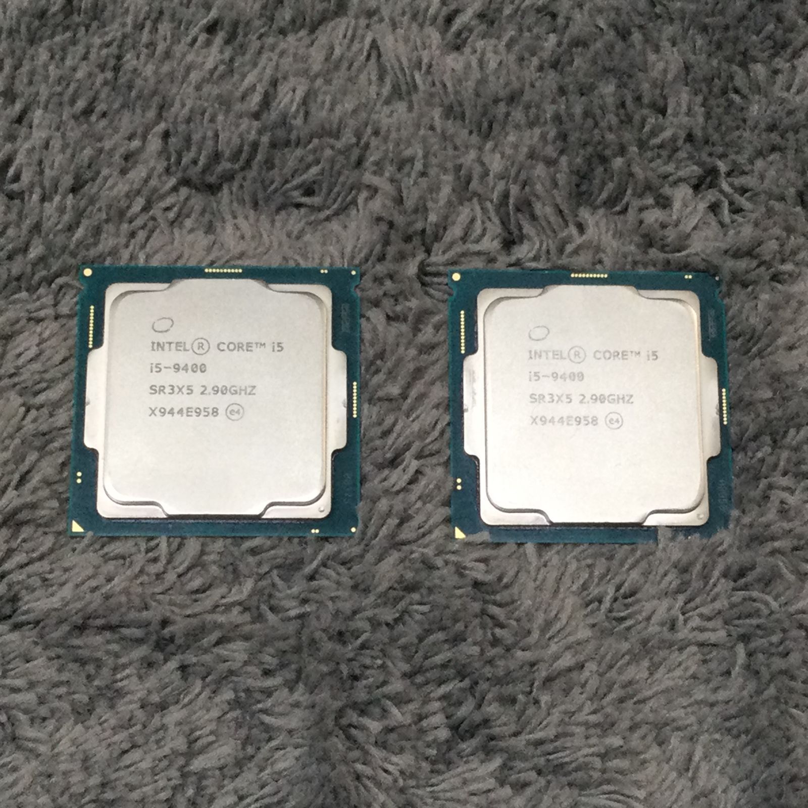 Intel i5 9400 16gbメモリセット ④ INTEL Core i5-9400 計2枚セット CPUまとめ売り □1000024276756