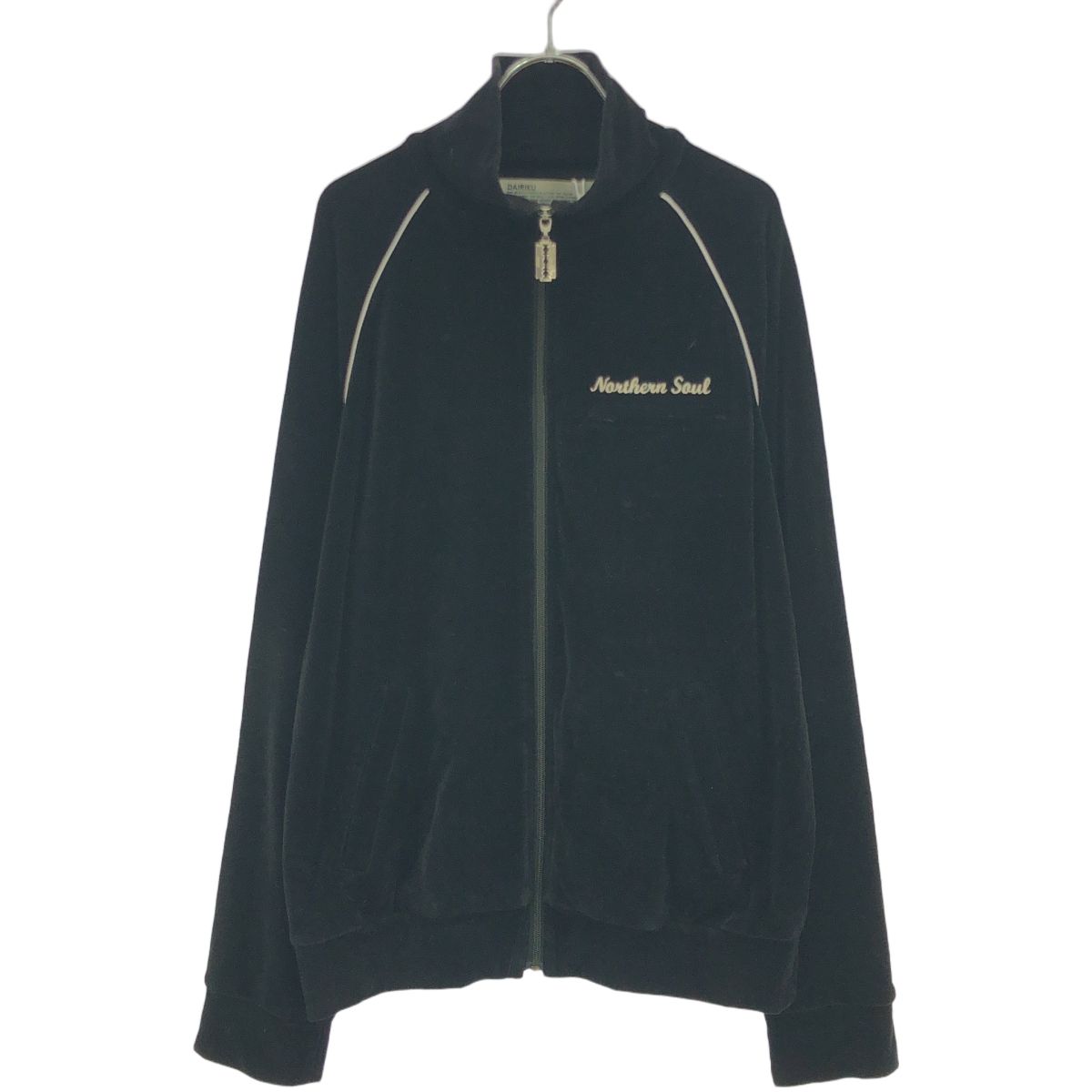 DAIRIKU ダイリク 23AW Velour Track Jacket ベロアトラックジャケット 23AW J-11 ブラック M